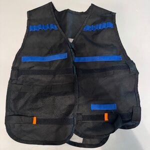Boys Tactical Play Vest Dart Vest Adjustable 33 Inch Chest Many Pockets